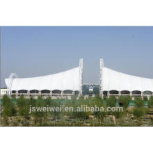 Attractive shade cover tensile membrane structure